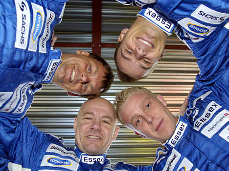 Team Essex kørerne 2006 - Casper Elgaard, Philip Andersen. John Nielsen samt Rene Rasmussen.